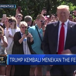 Soal Suku Bunga, Trump Kembali Desak The Fed