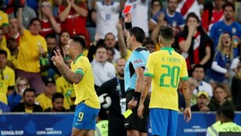 Jesus Menangis Usai Dikartu Merah di Final Copa America 2019