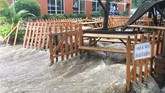 Peringatan banjir bandang dikeluarkan oleh Badan Cuaca Nasional AS pada pukul 01.45 waktu wilayah setempat. (Amy Gardner/The Washington Post via AP)