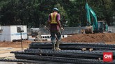 Proyek pengembangan MRT fase II akan menyertakan pembangunan depo untuk parkir kereta. Namun demikian, hingga kini lokasi depo belum ditentukan. (CNN Indonesia/Andry Novelino).