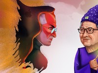 Simsalabim! Saat Bill Gates Sebut Steve Jobs Seorang Penyihir