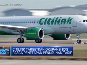 Citilink Targetkan Okupansi 80% Pasca Penurunan Tarif