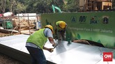 PT MRT Jakarta, operator MRT, masih memproses lelang kontraktor yang akan membangun jalur dan stasiun MRT fase II. Proses lelang diharapkan rampung pada November 2019. (CNN Indonesia/Andry Novelino).