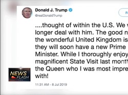 Duta Besar Inggris Sebut Trump Tidak Becus