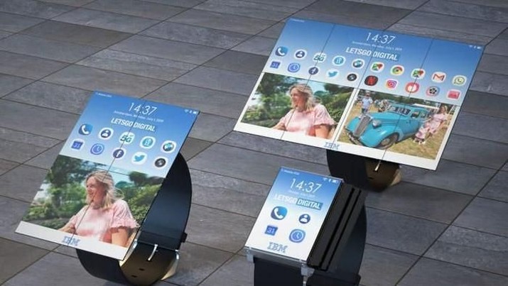 Smartwatch IBM (Dok. LetsGoDigital)