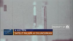 9 Juli 1976 Satelit Palapa A1 Diluncurkan