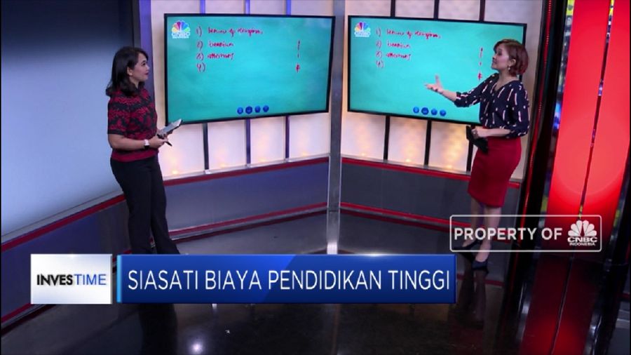 Dalam program InvesTime bersama Maria Katarina, akan membahas soal biaya pendidikan yang mahal.