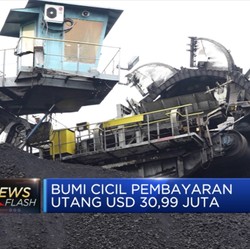 BUMI Cicil Pembayaran  Utang USD 30,99 Juta