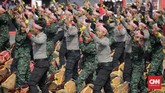Kapolri Jenderal Tito Karnavian menilai kenaikan tunjagnan kinerja itu bisa bermanfaat bagi anggotanya di lapangan. (CNN Indonesia/Adhi Wicaksono)