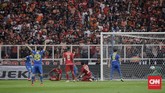 Artur Gervokyan menjadi pencetak gol penyetara skor pada menit pertama waktu tambahan. (CNN Indonesia/Adhi Wicaksono)