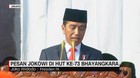 VIDEO: Pesan Jokowi di HUT Ke-73 Bhayangkara