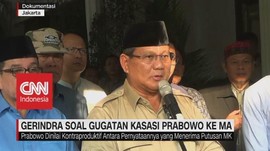 VIDEO: Gerindra Soal Gugatan Kasasi Prabowo Ke MA