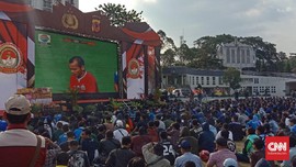 Pindah ke Gasibu, Nobar Persija vs Persib Tetap Meriah