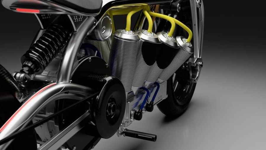Curtiss Motorcycles, merilis ide baru yang menarik untuk motor listrik Zeus 2020 yang terinspirasi dari motor Glenn Curtiss 1907 V8.