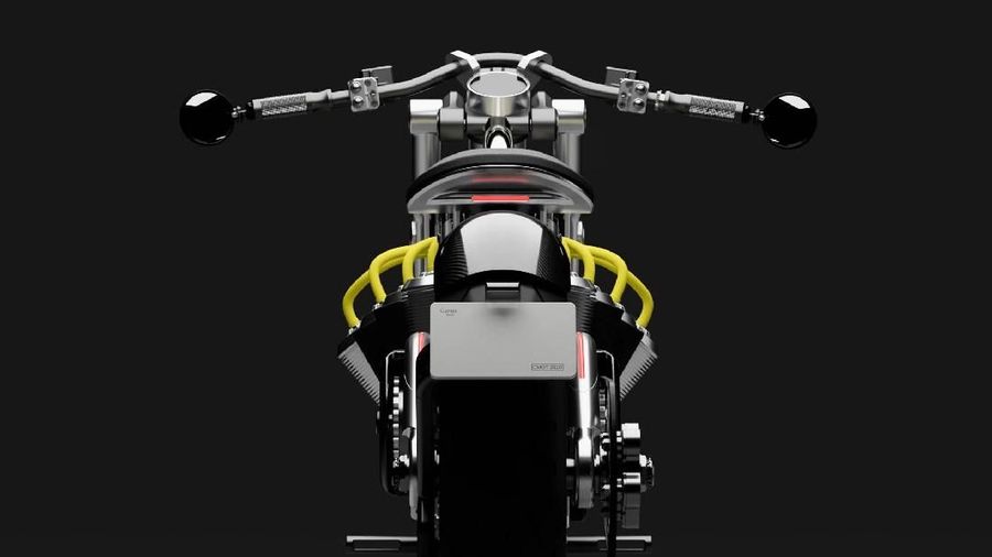 Curtiss Motorcycles, merilis ide baru yang menarik untuk motor listrik Zeus 2020 yang terinspirasi dari motor Glenn Curtiss 1907 V8.