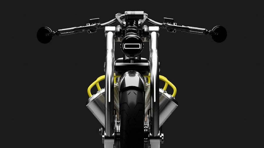 Curtiss Motorcycles, merilis ide baru yang menarik untuk motor listrik Zeus 2020 yang terinspirasi dari motor Glenn Curtiss 1907 V8.
