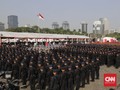 Presiden Jokowi Pimpin Upacara HUT Bhayangkara di Monas