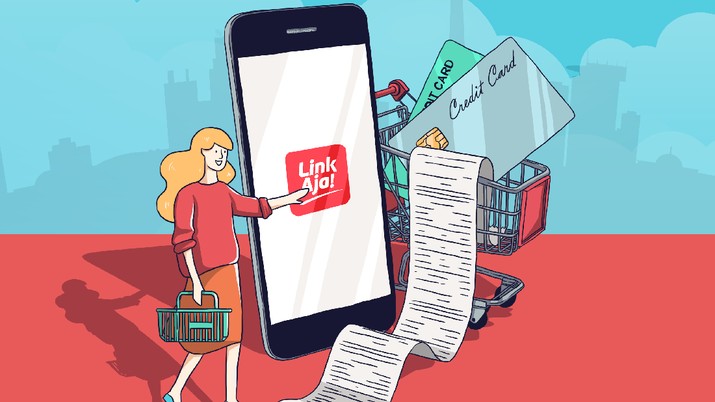 Infografis: Ini Perbedaan LinkAja dengan Kompetitor
