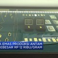 Harga Emas Produksi Antam Naik Rp 12.000/gram