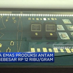 Harga Emas Produksi Antam Naik Rp 12.000/gram