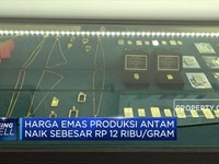 Harga Emas Produksi Antam Naik Rp 12.000/gram