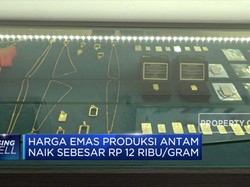 Harga Emas Produksi Antam Naik Rp 12.000/gram