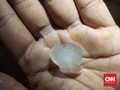 Hujan Es Landa Dua Wilayah di Sumatera Utara