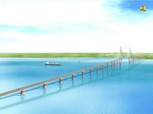RI Punya Jembatan Terpanjang! Jokowi Sang Bapak Infrastruktur