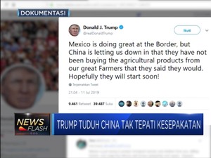 Trump Tuding China Langgar Kesepakatan