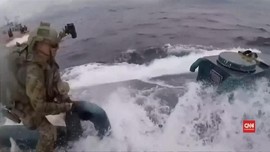 VIDEO: Penjaga Pantai AS Tangkap Kapal Selam Bawa Narkoba