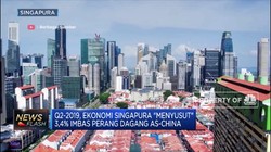 Ekonomi Singapura Menyusut