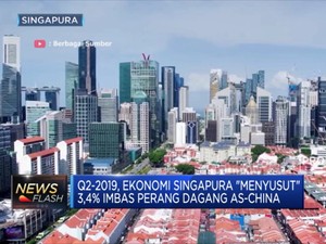 Ekonomi Singapura Menyusut