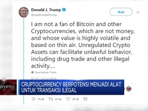 Trump: Libra Bukan Mata Uang