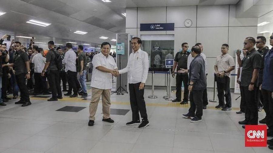 Presiden Joko Widodo (Jokowi) dan Ketua Umum Partai Gerindra Prabowo Subianto akhirnya hari ini
