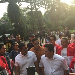 Setelah Jokowi-Prabowo, Giliran Sandiaga Meet Up Erick Thohir