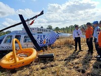 Angkut 3 Bule, Helikopter dari Labuan Bajo Jatuh di Lombok
