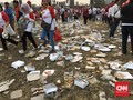 Sampah Kotak Makan Berserakan di Syukuran Nasional Jokowi