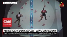 VIDEO: Alfian Juara Dunia Panjat Tebing di Chamonix