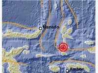 Gempa 7,2 M di Maluku Utara, Tak Berpotensi Tsunami