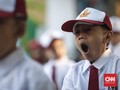 Foto Senyum Jokowi dan Nasib Siswa SD di Kalijaya