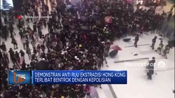 Lagi, Demonstran Anti RUU Ekstradisi Hong Kong Ricuh