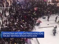 Lagi, Demonstran Anti RUU Ekstradisi Hong Kong Ricuh