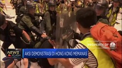 Aksi Demonstrasi di Hong Kong Memanas