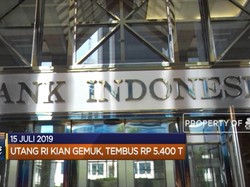 Utang RI Kian Gemuk, Tembus Rp 5.400 T