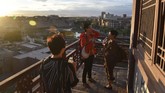 Pada tahun 2018 jumlah turis ke Kashgar mengalami peningkatan kunjungan 40 persen dari tahun sebelumnya - terutama dari wisatawan domestik - sebesar 25 persen. (GREG BAKER/AFP)