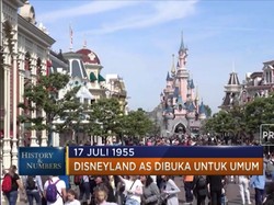 17 Juli 1955 Disneyland Pertama di AS  Beroperasi