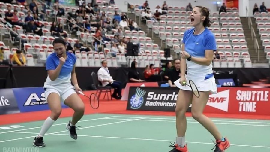 Gronya Somerville, atlit bulu tangkis cantik asal Australia keturunan Tiongkok, turut meramaikan ajang Indonesian Open 2019.