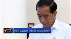 Hoax! Susunan Kabinet Jokowi-Ma'ruf