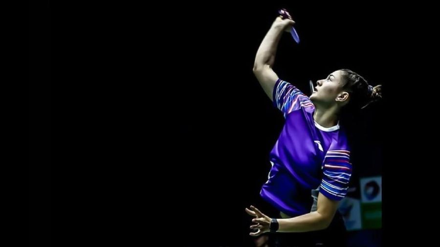 Gronya Somerville, atlit bulu tangkis cantik asal Australia keturunan Tiongkok, turut meramaikan ajang Indonesian Open 2019.