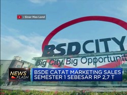 BSDE Catat Marketing Sales Rp 2,7 T
